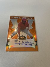 Juan Soto 2018 Leaf Valiant Orange Auto Rookie RC 17/35Nationals
