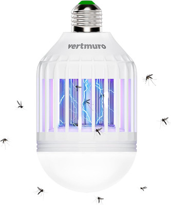 Bug Zapper Light Bulb, 2-In-1 Indoor Electric Mosquito Killer Lamp with UV LED
