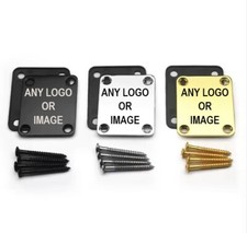 Guitar neck plate custom - Personalized neckplate - Select from options - D66