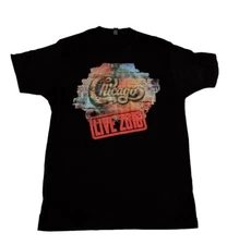 Chicago Live 2016 Tour Black T-Shirt Sz L