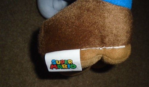 Nintendo SUPER MARIO Large Plush Toy Pillow With Zipper Pocket 2014 - Picture 6 of 12