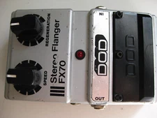 Vintage DOD FX70 Stereo Flanger Guitar Effect Pedal USA