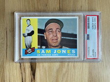 1960 Topps #410 SAM JONES PSA 8