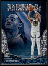 2022-23 Donruss Optic Raining 3s Jordan Poole Holo Fastbreak Golden State