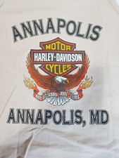 Harley Davidson Men's Large Tank Top Size Large Annapolis Maryland EUC