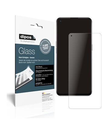2x Schutzfolie für OPPO K9 Pro 5G matt - Anti-Shock 9H Folie dipos Glass
