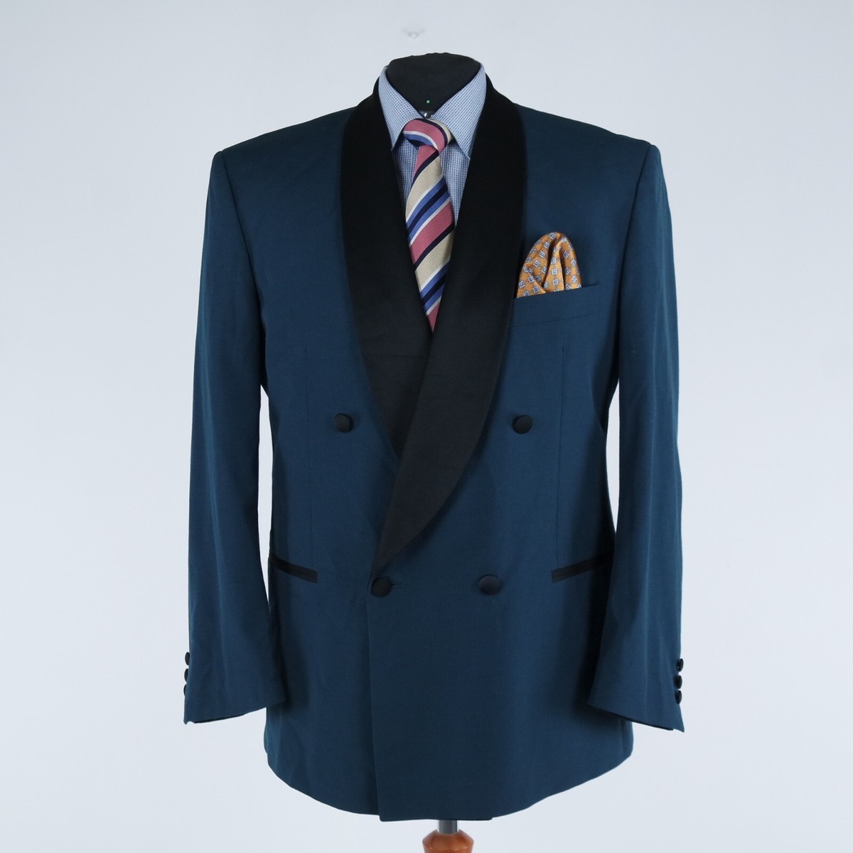 ジャケット RECTO CESARE DOUBLE BREASTED TAILORED JACKET SMOKE BLUE RECTO CESARE DOUBLE BREASTED TAILORED JACKET SMOKE BLUE