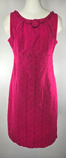 Signature by Sangria Dress - Size 10 - Hot Pink - Cotton