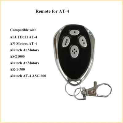 Alutech AT-4 AR-1-500 AN-Motors AT-4 ASG1000 Remote Control 433MHz Rolling Code