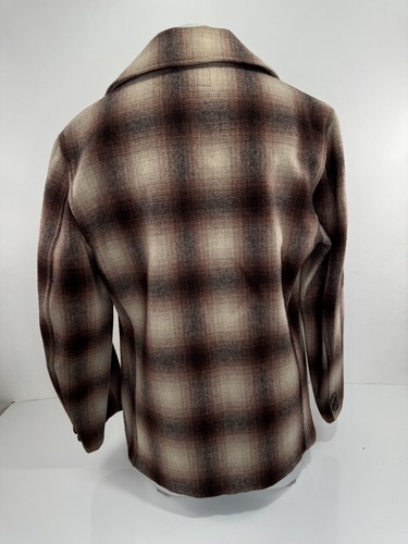 STAR WOOLEN CO / MINNESOTA Vintage Wool Mens M / L Ranch Field Hunting Jacket - Picture 4 of 8