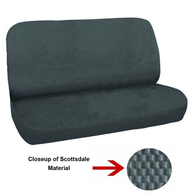 Universal FULL SIZE Bench Truck Seat Cover Scottsdale Grey fits Chevy