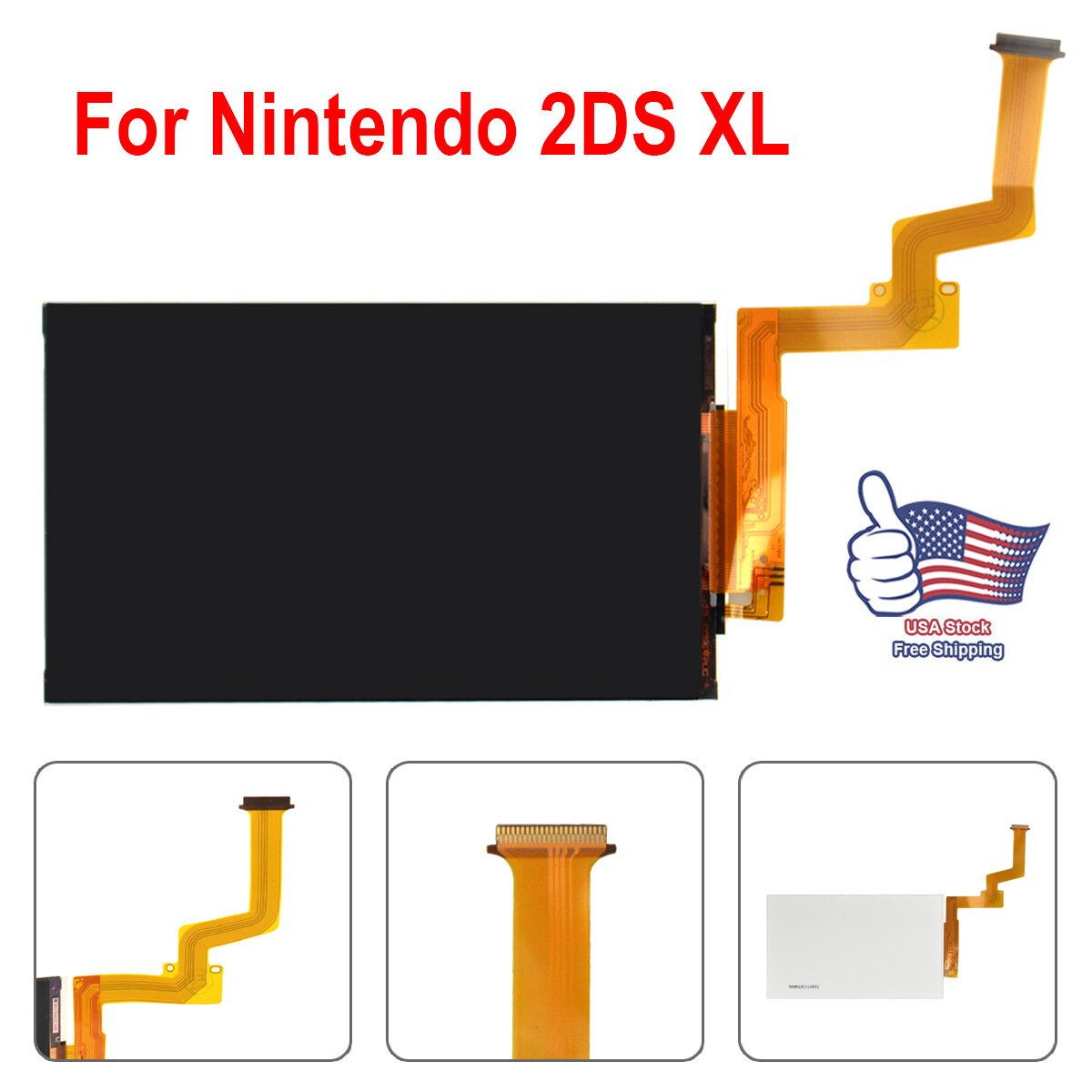 1 Pcs New Replacement Top Upper LCD Screen Display Parts For Nintendo ...