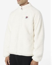 FILA Yuri fleece Sherpa zip up jacket Sz M