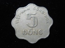 Vietnam 1966 5 Dongs Coin