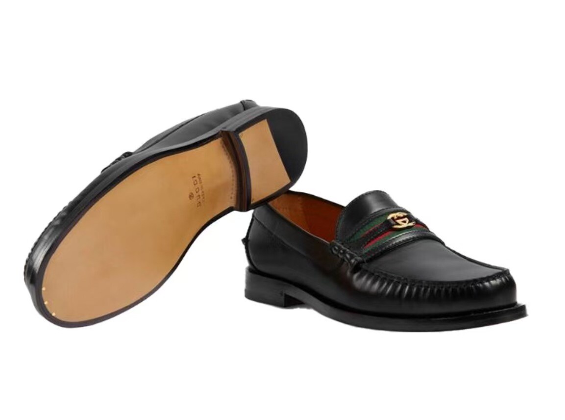 Gucci Interlocking G Loafers Casual Shoes Men display picture 1