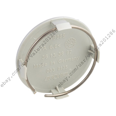 AC SCHNITZER SILVER WHEEL CENTER CAP ROUND 75MM FOR TYPE II