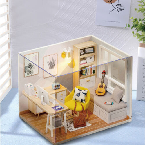 ES# InnerSetting 3D de madera DIY Doll House Kit de montaje manual de sala de es - Imagen 6 de 12