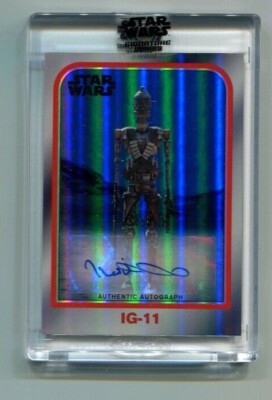 2022 Topps Star Wars Signature - TAIKA WAITITI - Autograph - IG-11 