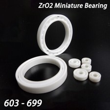 603 - 699 ZrO2 Full Ceramic Miniature Bearing Zirconia Roller Ball Bearings