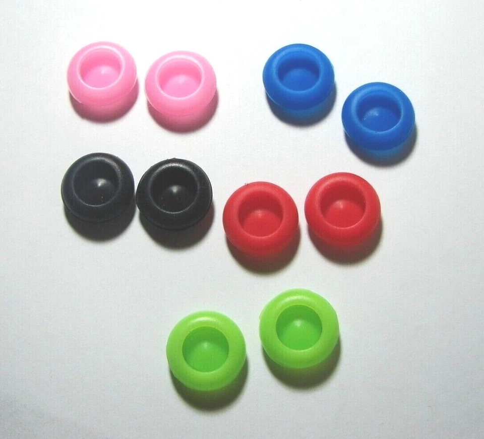 Thumb Stick Grips PS4 PS3 PS2 Xbox One 360 Wii U Controller Cover Set - Image 2 of 2