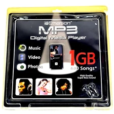 Emerson MP3 Music Player 1GB USB Connection Digital Media Player Music Video 1a
