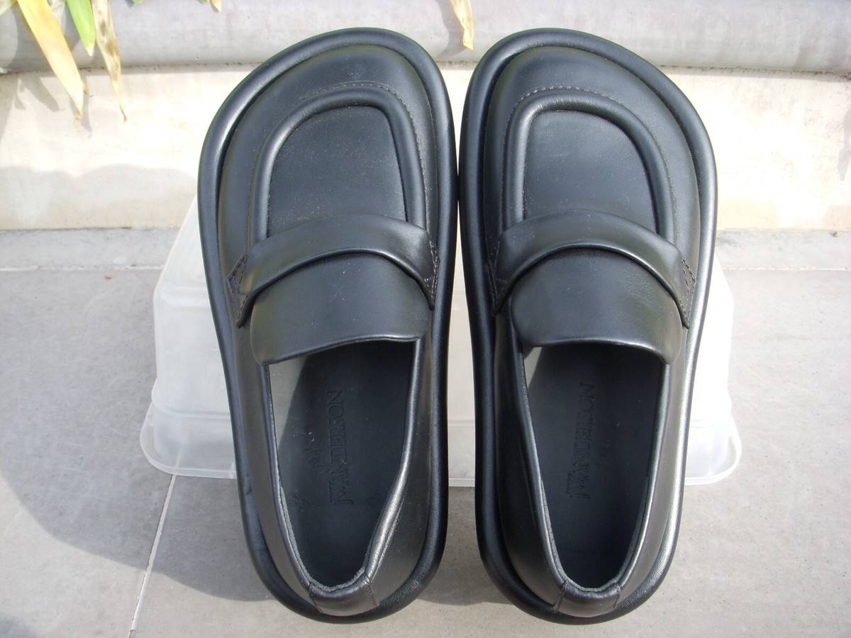 JW Anderson BUMPER LOAFER Black Leather Made in Italy