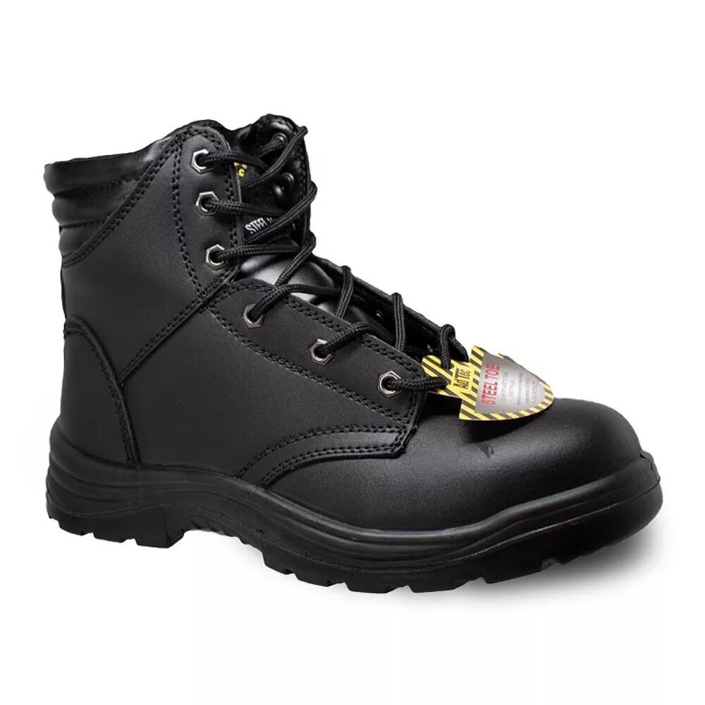Men\'s AdTec Classic VII Steel Toe Work Boots - Black - 8 - NWT AdTec Men main image 4