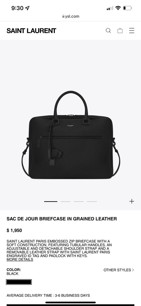 Briefcase saint laurent Clearance