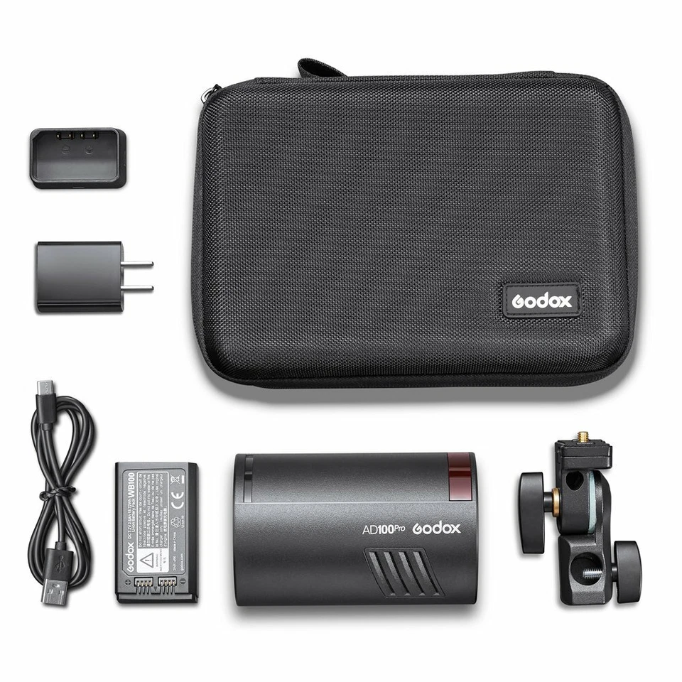 US Godox AD100Pro TTL 100Ws Outdoor Flash Speedlight 2.4G Wireless Pockect Light - Image 4 of 4