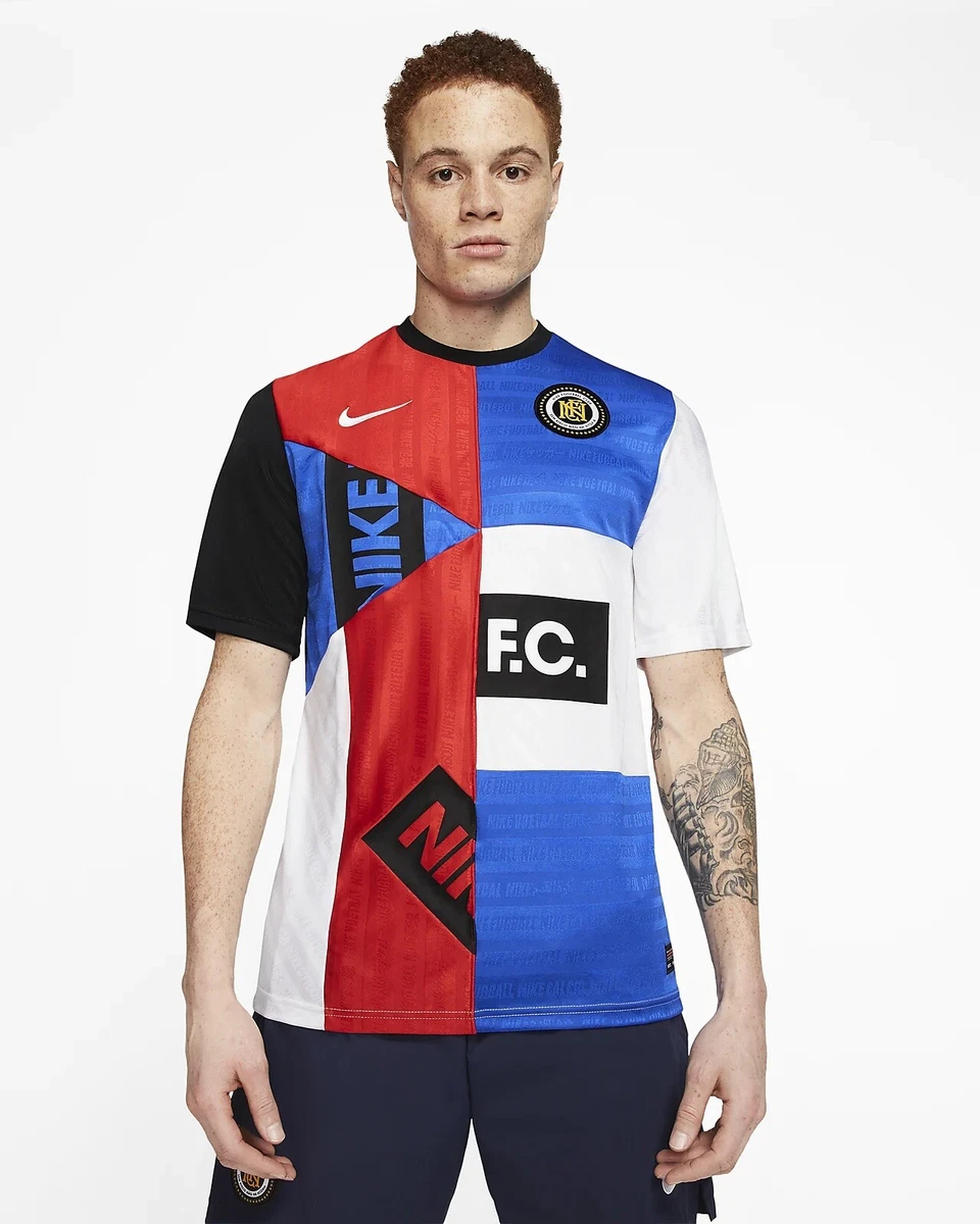 Nike F.C. Home Men s Football Style Shirt Sweat Wicking Soccer Tee CJ2489 480 M