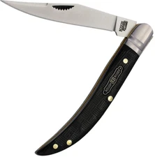 Rough Ryder Toothpick Folding Knife 440A Steel Blade Textured Pakkawood Handle