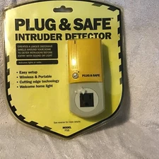 Plug & Safe Motion Sensor Detector Wireless Home Theft Security System PS8 New