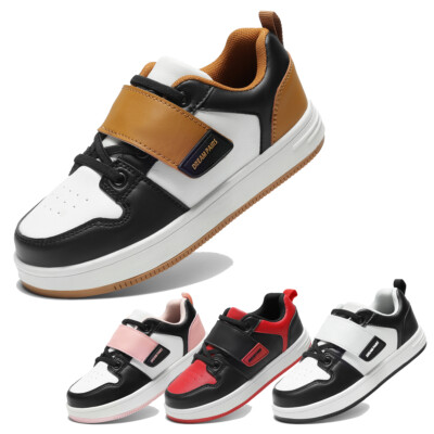 Kids Boys Girls Fashion Sneaker Low Top Basketball Shoes Walking Shoes