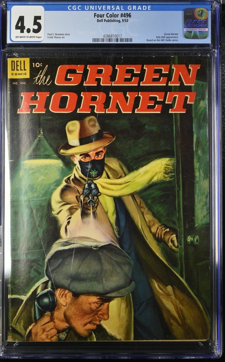 GREEN HORNET CGC 4.5 DELL FOUR COLOR #496 FIRST DELL GREEN HORNET