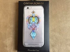 CYNTHIA ROWLEY BLUE JEWEL IPHONE SLIM SHIELD CASE CELL TECH ACCESORIE 6 6S 