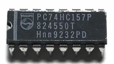 5PCS Philips PC74HC157P 74HC157 Quad 2-Line To 1-Line Data Selectors/Multiplex