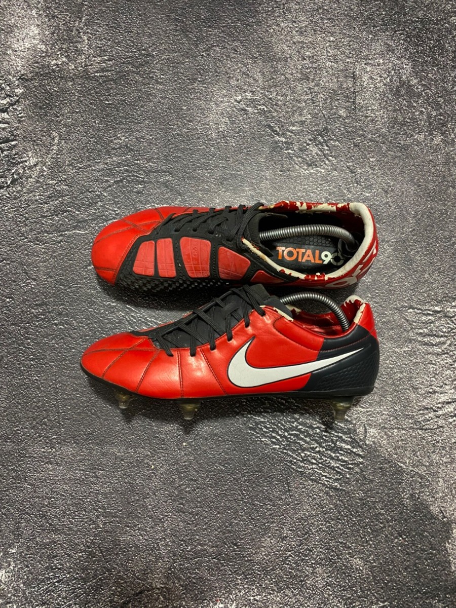 Nike Total 90 Laser Elite Red Classic Football Boots Cleats Carbon