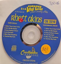 20246 RHETT AKINS CHARTBUSTER KARAOKE CDG DISC