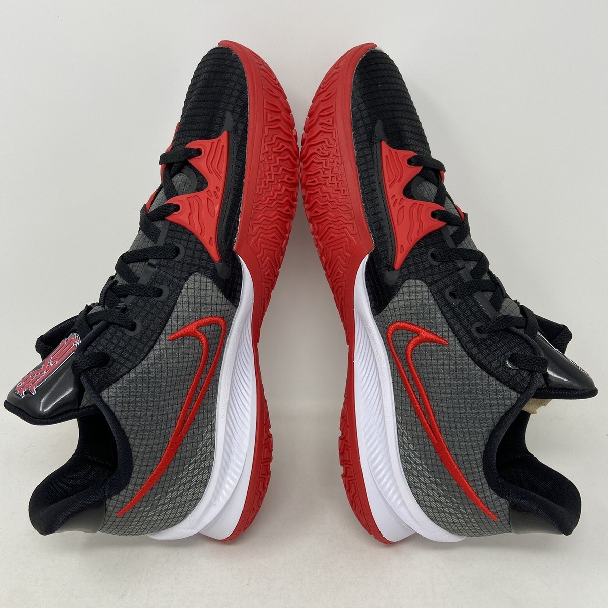 Nike Kyrie Low 4 TB Black Red Grey Mens Basketball Shoes