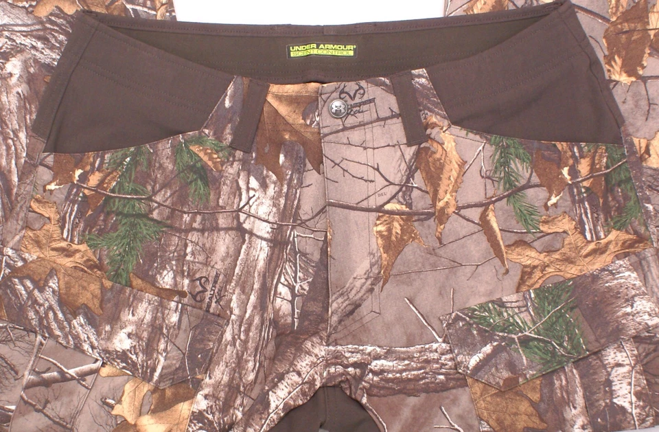 Pantalones de caza Under Armour Realtree Xtra camuflados control de olores carga, para hombre 36X27 Foto 3 de 4
