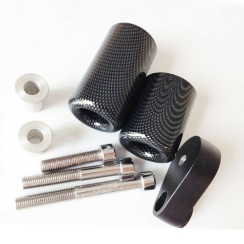 Carbon Frame Slider Crash Falling Protector For Kawasaki Ninja ZX-6R 2007-2008 - Foto 2 di 2