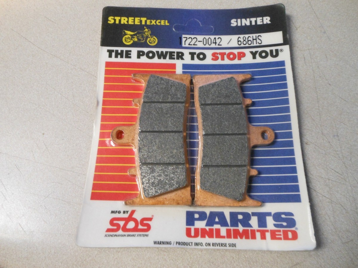 NOS SBS Front Brake Pads Fits Suzuki 1994 GSXR750 / Kawasaki 1722