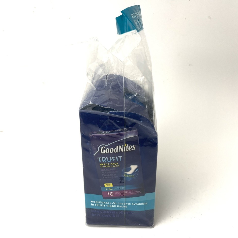 GoodNites TruFit Boy 5 Disposable Inserts LargeXL Opened INSERTS ONLY