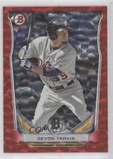 2014 Bowman Draft Top Prospects Red Ice 148/150 Devon Travis #TP-89 2f0