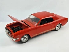 AMF Wen-Mac Orange Motorized 1966 Ford Mustang 16" -nice Car - bad battery box
