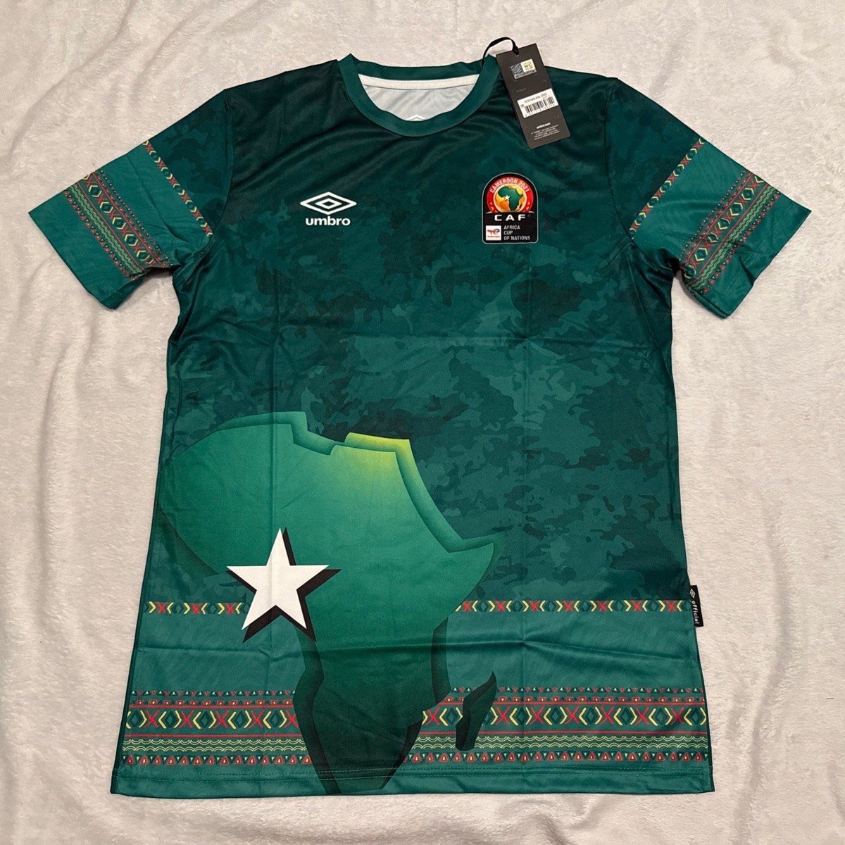 2021 Men's Umbro Cameroon National Team AFCON Tournament Soccer