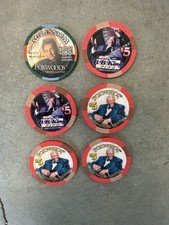 $5's & 25$ 1ST ANNIVERSARY BB KING/ MANILOW  Chips FOXWOODS  RARE!!!