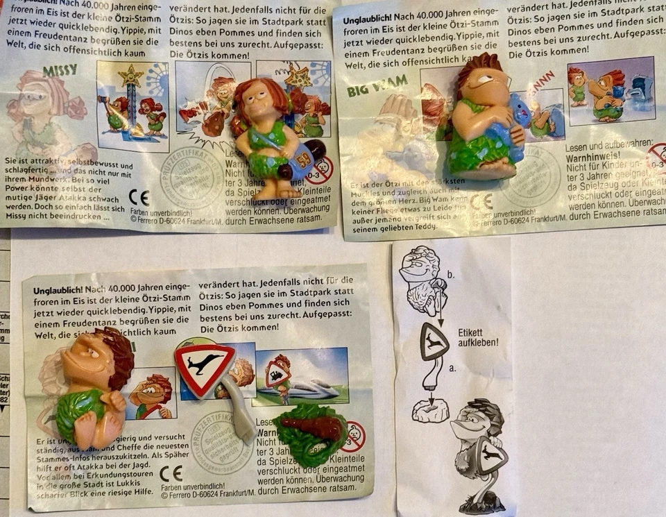 Ü-Ei  Die Ötzis kommen 7 Figuren  BPZ - Deutschland 2003 - Bild 3 von 4