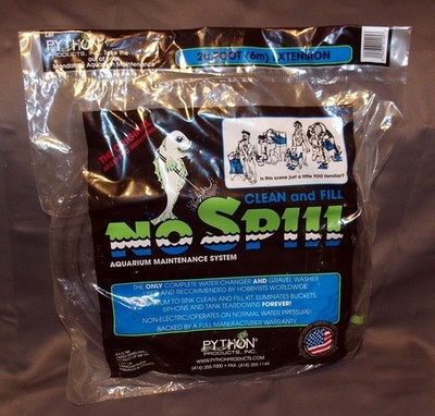 Python No Spill Clean and Fill Tube Hose Extension - 20 Feet