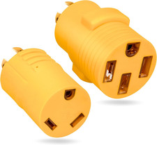 (2-In-1 Kit) NEMA L14-30P to 14-50R TT-30R RV...